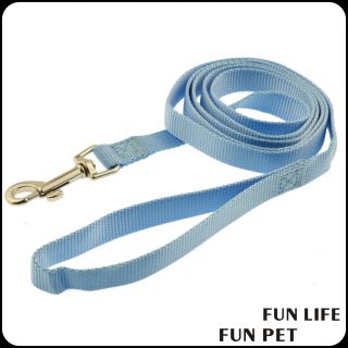 Everking Light blue strong nylon dog leash for sale from factory