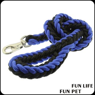 High quality Strong Braided Nylon Rope walking large Dog Leashes