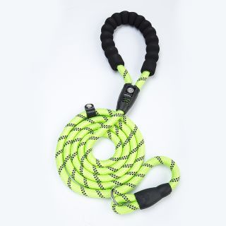  Factory manufacture polyester rope dog lead durable pet dog leashes