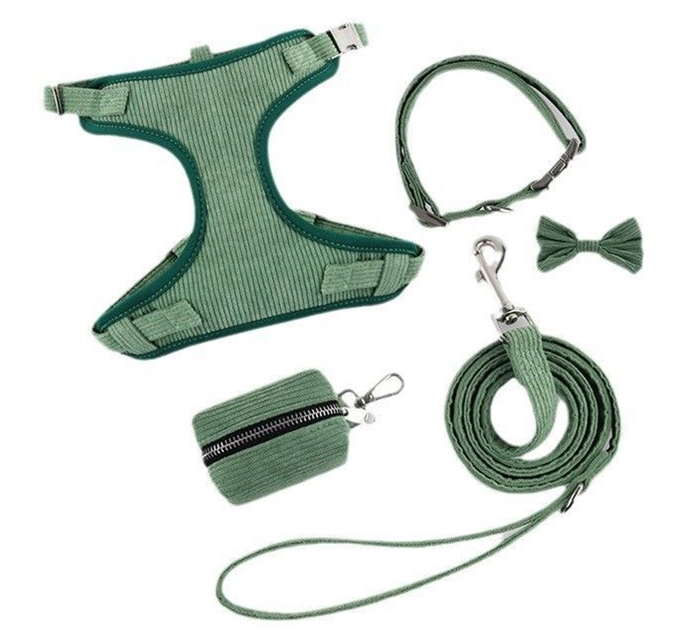Ultra-soft plush dog harness fabric and comfortable padded construction