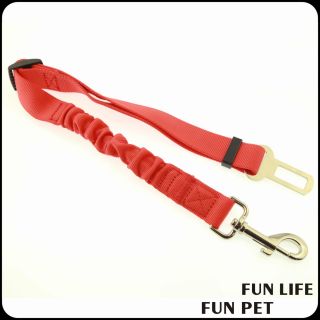 Adjustable Pet Dog Car Seat Belt Safety Leash Vehicle Nylon Seatbelt 