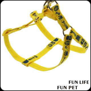 2022 Nylon Pet Product Silk Screen Dog Harness for Small dog