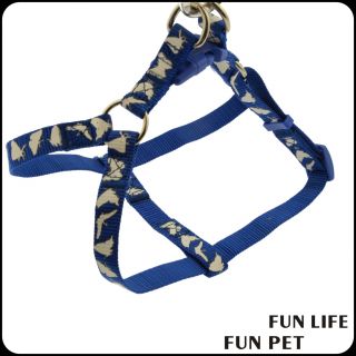 2022 polyester Pet Product Silk Screen Dog Harness Pet Accessories