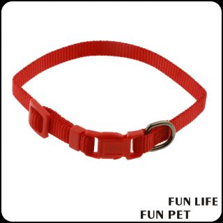 Adjustable strong Nylon dog collar with different logo and low moq