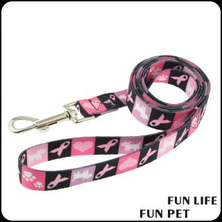 Polyester heat transfer Pet Dog Leash Factory Custom your own dog lead
