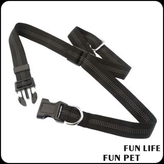 Strong Nylon Girth strap for pet dog cat with reflective strip