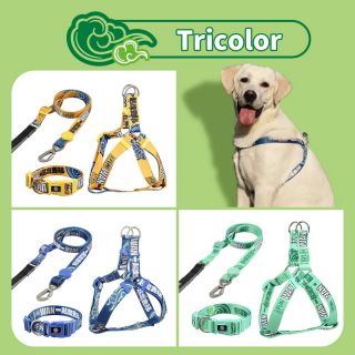 High quality fashion custom collar large small dog harness and leash