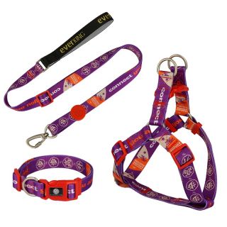 2022 Personalized Custom pet dog collar harness and leash sed narness vest 