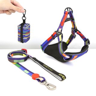 ODM/OEM customized pattern dog collar harness and leash manufacturer