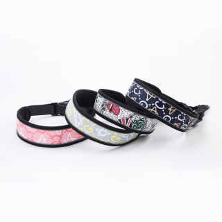 Mesh Personalized Padded Side Reflection Custom Dog Leather Collar 