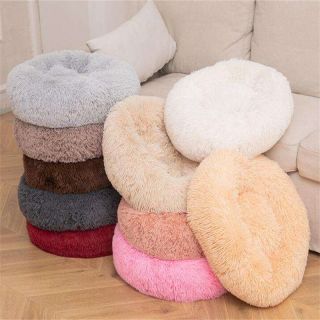 Wholesale designer custom Rainbow Round Warming pet cat dog bed luxury