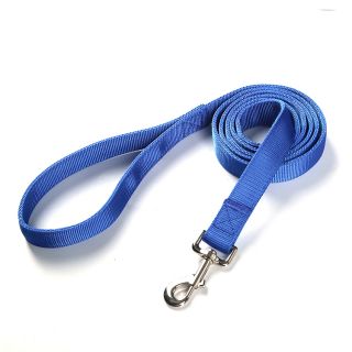 Heavy Duty Double Layer Nylon Dog Leash with Metal Clasp Available in 6 Sizes